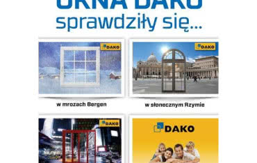 "Okna DAKO sprawdzą się w Twoim domu!" - Kampania telewizyjna DAKO Jesień 2013
